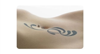 Aerogrāfiskais pagaidu tetovējums salonā "Kosmeta" ar 50% atlaidi