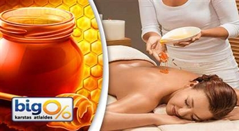 2 Часовoй массаж  с мёдом и горячими камнями в Риге или Елгаве со скидкой 50%!