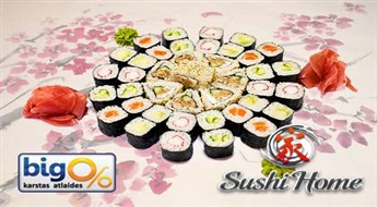 Garšīgs piedāvājums no "Sushi Home"!  Kunoichi set  2 personām ( 40 gab.)ar 50% atlaidi!