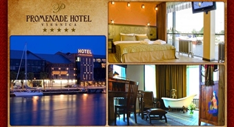 Atpūta diviem pieczvaigžņu dizaina viesnīcā Promenade Hotel Liepājā – 63%