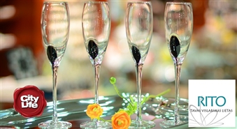 Šampanieša glāžu Luminarc Drip komplekts (4 gab.) no RITO – 50%