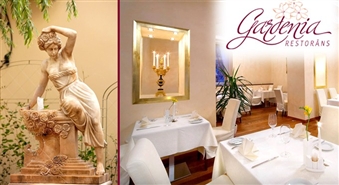 Četru izsmalcinātu ēdienu vakariņas divām personām elegantajā restorānā „Gardenia” ar 51% atlaidi! Pārvērt ikdienu svētkos!