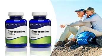 Izbaudiet kustību brīvību! "Bioconcepts Glucosamine" kapsulas Jūsu locītavu veselībai par puscenu!