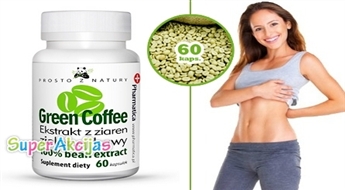 Zaļās kafijas ekstrakts, 60 kapsulas! Enerģija un skaists ķermenis no dabas!