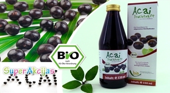 Номер один в Мире! Сок Acai BIO - органический 100% сок из ягод асаи!