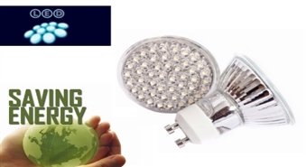 50% atlaide LED spuldzei GU10 80 LED - krietna naudas un elektroenerģijas ekonomija un ilgs kalpošanas laiks!