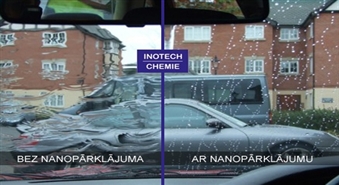 Unikāla mašīnas vējstikla apstrāde, izmantojot NANO aizsarglīdzekli "Nano Liquid glass" ar 53% atlaidi!