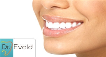 Profesionāla zobu higiēna + fluora gēla aplikācija privātajā zobārstniecībā "Dr.Evald" ar 53% atlaidi!