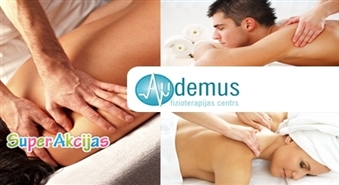 Лечебный массаж спины, шеи и предплечий на 55% дешевле от AUDEMUS!