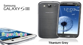 Mobilais telefons Samsung i9300 Galaxy S3 III Gray 16GB! Liels displejs, augsta izšķirtspēja!
