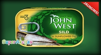 John West konservi "Siļķe saulespuķu eļļā" - veselīga un garda uzkoda!