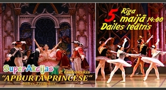 Sergejs Radčenko piedāvā baletu "Apburtā princese" 5 maijā Dailes teātrī Rīgā ar 50% atlaidi!