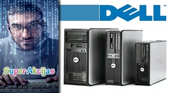 Kompakts DELL Bussines dators ar divkodolu procesoru + licencētu Windows XP Professional ar 43% atlaidi