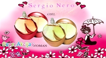 Īpaša dāvana mīļotajai sievietei! "Sergio Nero Girl" vai "Woman" smaržu dāvanu komplekti!