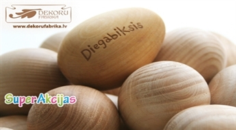 Деревянные пасхальные яйца от "Dekoru fabrika" супер подарок или украшение на Пасху только Ls 0.99!