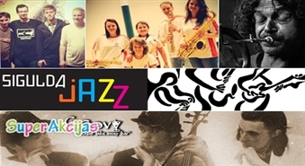 Starptautiskā džeza festivāla "Sigulda Jazz 2012" apmeklējums 02.06.2012 + 2 kokteiļi bārā Groovy par Ls 7,99!