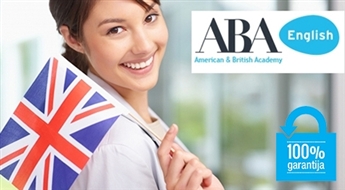 Apgūsti valodu ar prieku! American & British Academy angļu valodas kursi tiešsaistē līdz - 91%