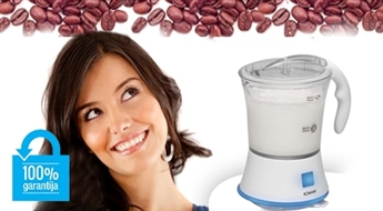 Izcilai latte kafijai un gardiem kakao vai cappuccino dzērieniem! Ietilpīgais BOMANN piena putotājs (500 ml) – 48%