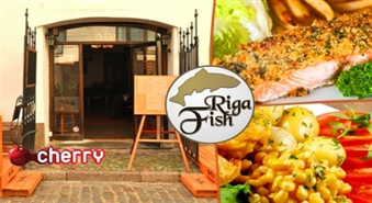 Baltijas reģiona zivju un gaļas ēdieni restorānā RIGA FISH -50%