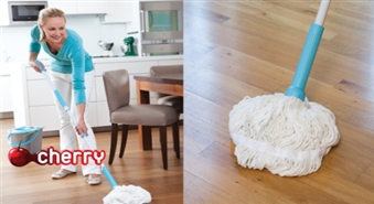 Tīrība un svaigums Tavās mājās: Twista Mop slota -52%