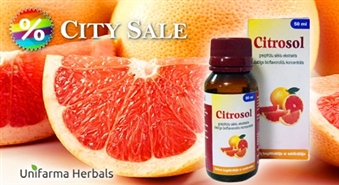 Nostipriniet savu imunitāti! Greipfrūta sēklu ekstrakts Citrosol ar 50% atlaidi!