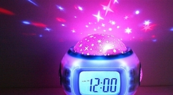 Замечательный ночник-будильник «5 в 1» LED для юных соней -50%
