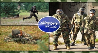 Aizraujoša Airsoft militāras simulācijas spēle izklaidei un komandas saliedēšanai! Spēlē ar draugiem vai...