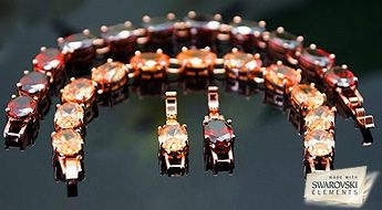 Элегантный браслет высочайшего качества “Луиза” с кристаллами Swarovski™.