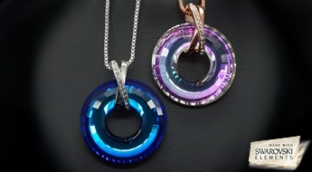 Kulons "Anubis" no vesela, apaļa Swarovski Elements™ kristāla, 2014 modes kolekcijas ar 50% atlaidi!