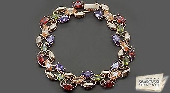 Обворожительный летний браслет “Версаль” с кристаллами Swarovski Elements™ для самых требовательных модниц!