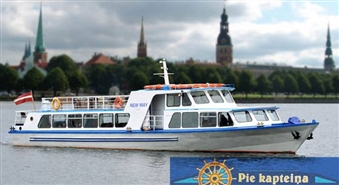 Vasara rīt pilnā sparā! Pavizinies ar draugiem uz Jūrmalu ar jūras kuģīti “New Way” Rīga-Jūrmala ar 50% atlaidi!