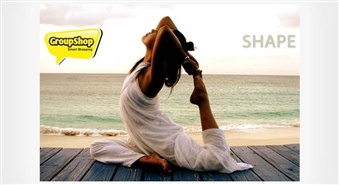 Nāc uz jogu! Apmeklējiet jogas nodarbības centrā "Shape" ar 60% atlaidi!