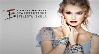 Latvijas Stilistu asociācija sadarbībā ar Birutas Mageles Stilistu skolu piedāvā: 2 stilu izveide + make-up + fotogrāfēšanās