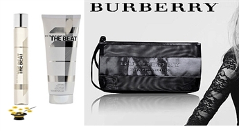 Burberry The Beat women komplekts EDP 7,5ml+ 50ml ķermeņa losjons kosmētikas somiņā ar 62% atlaidi!