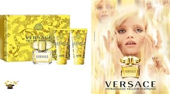 Versace komplekts Yellow Diamond EDT 5ml+ 25ml ķermeņa losjons+ 25ml dušas želeja ar 53% atlaidi!