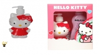 Hello Kitty komplekts meitenēm Funny Girls šampūns 3D 250ml + refill 250ml ar 55% atlaidi!
