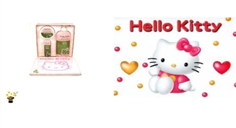 Hello Kitty komplekts Metal Set dāvanu kastītē ar 48% atlaidi!