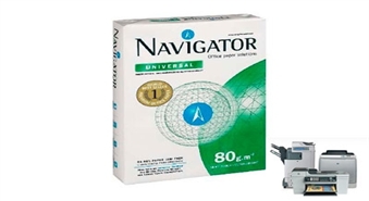 Viszemākā cena A klases papīram Navigator, 500 lpp., 80 g/m2, A4 formāts – tikai 2.62 Ls