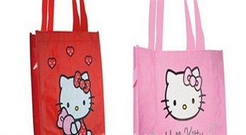 3Ls/4.27€ par somu/maisu ar slavenā "Hello Kitty" attēlu!