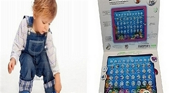 12.09€/8.50Ls par bērnu rotaļu planšetdatoru, ar kura palīdzību Jūsu bērns varēs mācīties gan krievu, gan angļu valodu!