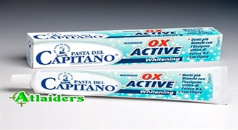 Зубная паста Pasta del Capitano столетний опыт: отбеливающая зубная паста + зубная щетка с эффектом отбеливания (Италия) - со скидкой 50%