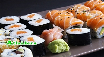 Ko tādu garšīgu varētu apēst? Mutē kūstošus suši! Sushi Set (16 gab.) no „Asia Box” ar 50% atlaidi - tikai par 2,10 Ls!