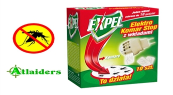 Электрический фумигатор от комаров “Expel” + 10 пластин – всего за 2,45 лата!
