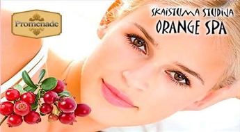 Vitamīnu SPA rituāls sejai skaistumā stūdijā "Orange Spa"ar 57% atlaidi! Dabas spēks aizsargā Jūsu skaistumu!