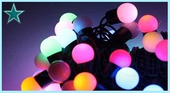 Sagaidi svētku sezonu gaišā un izgreznotā mājā! Iegādājies daudzkrāsainu LED lampiņu virteni tikai par Ls 6,49/ € 9,25! - Cilindriskas formas LED lampiņu virtene