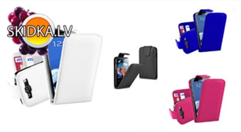 Чехлы для iPhone или Samsung Galaxy c отд. для визиток или кред. карт + защитная пленка!