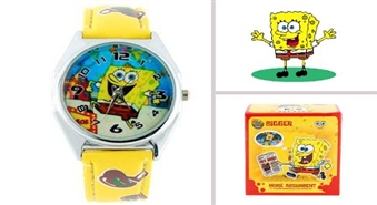 Bērnu elka - SpongeBob rokas pulkstenis!