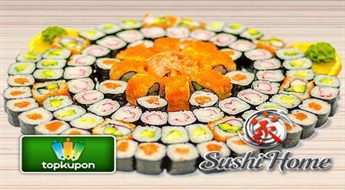 Izdevīgs piedāvājums no "Sushi Home" Tajiro  set  4 personām ( 88 gab.) ar 50% atlaidi!