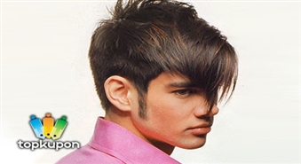 Vīriešu matu griezums + atjaunojošā procedūra matiem + galvas masāža salonā „ Gabriella” ar 54% atlaidi!