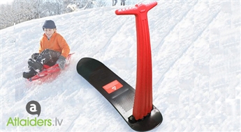Tagad ziemas prieki Jums ir garantēti! Bērnu sniega dēlis „KidScoot Snowboard” tikai par 19,99 Ls!